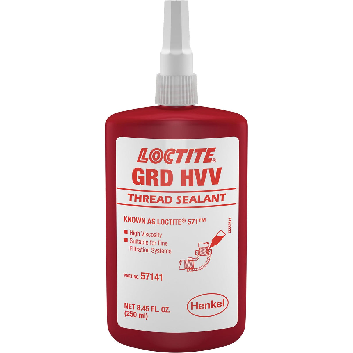 571 Thread Sealant, Bottle, 250 ml, -54° C - 149° C/-65° F - 300° F