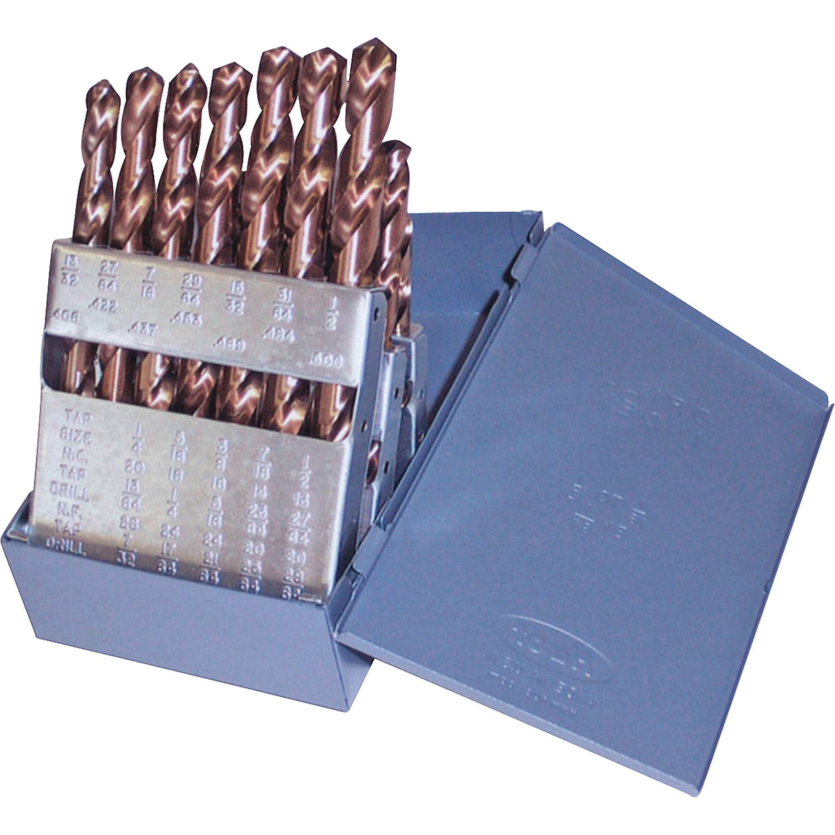 Jobber Length Drill Set, 25 Pieces, Cobalt