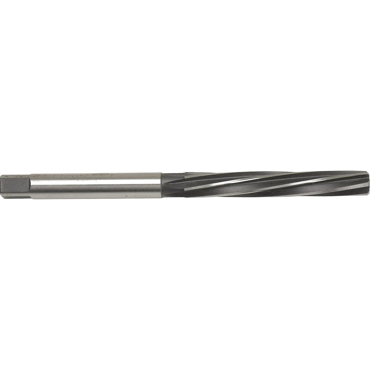 Hand Reamer, #6.5, Spiral Flute, High Speed Steel, Straight Shank
