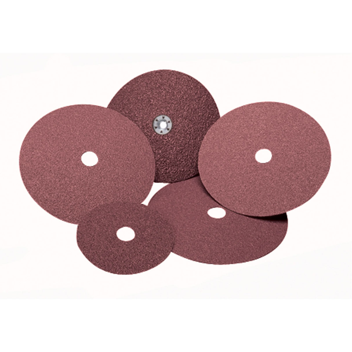 Metal F240 Fibre Discs, Aluminum Oxide, 50, 4-1/2" Dia x 7/8" Arbor