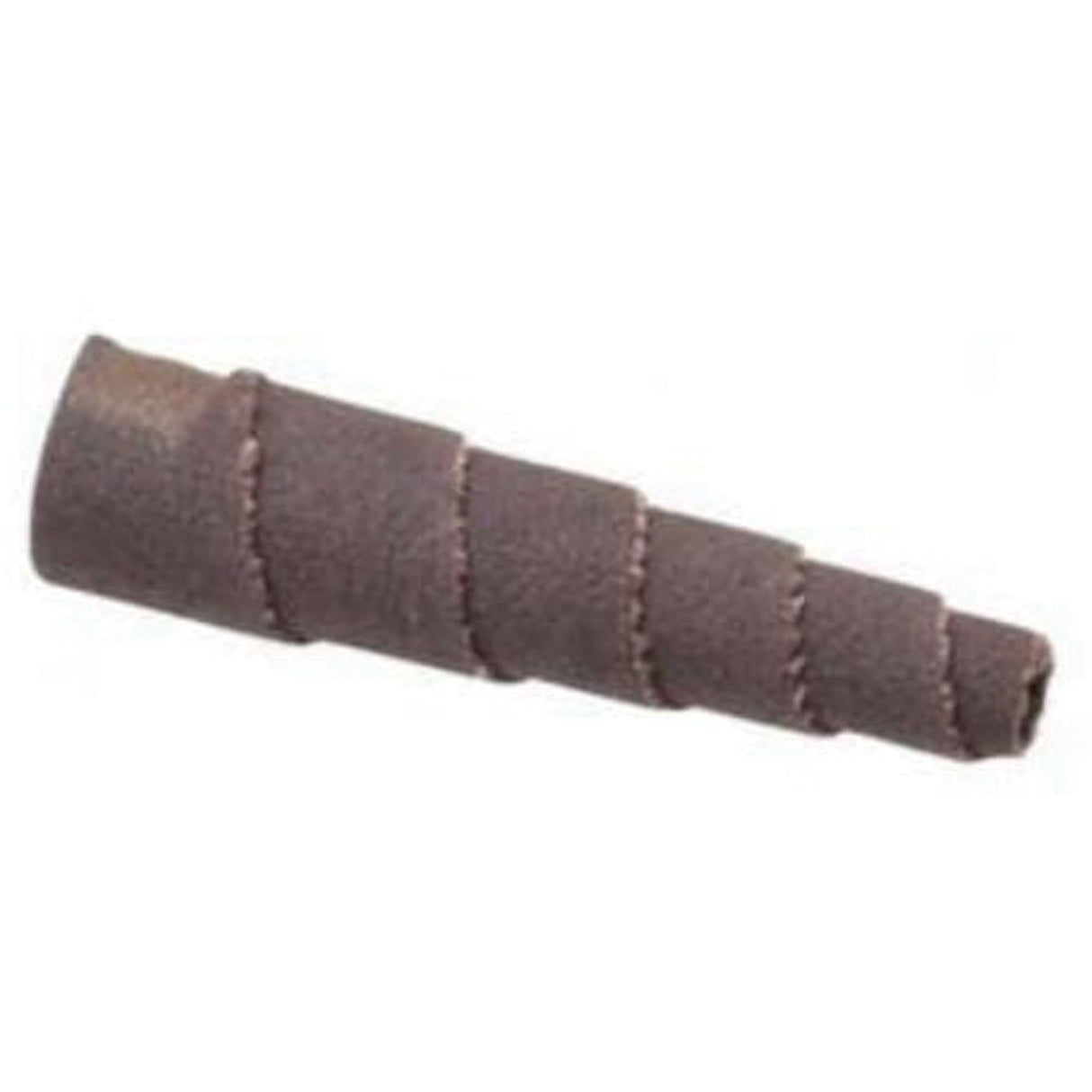 ALO Spiral Cartridge Rolls, 180 Grit, 3/8" Dia., Aluminum Oxide, 1-1/2" L, 1/8" Arbor