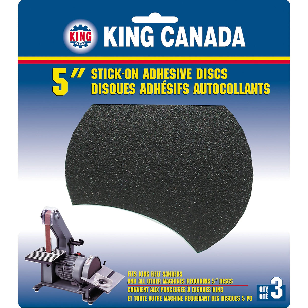 Wood Sanding Disc, 5" Dia., 120 Grit