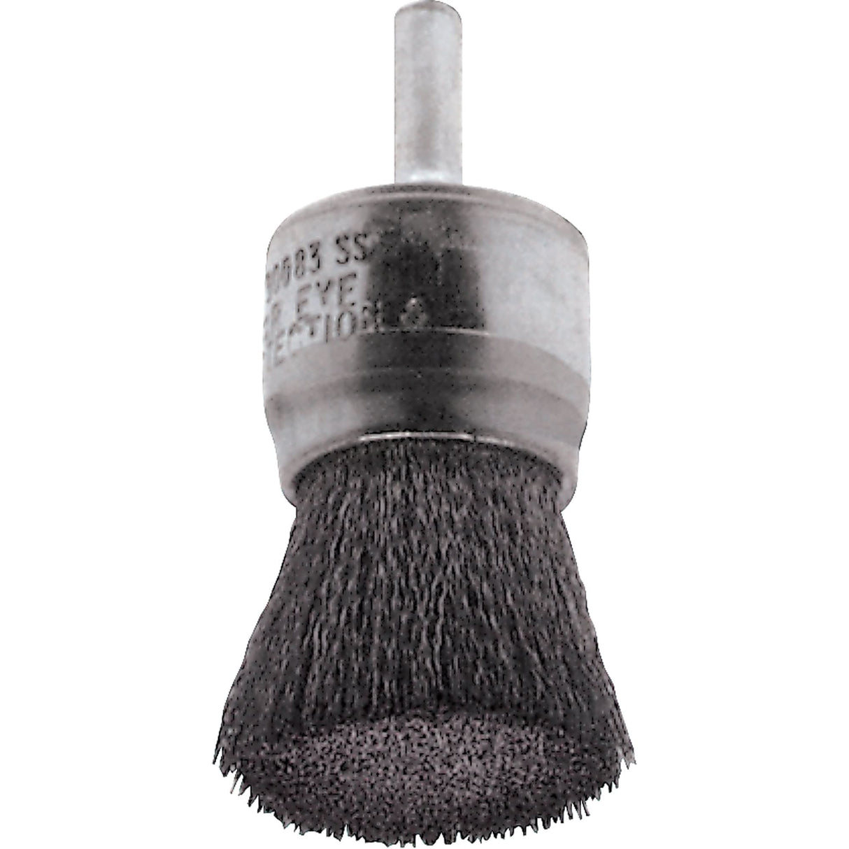 Crimped Wire End Brushes, 1/2", 0.0104" Fill, 1/4" Shank
