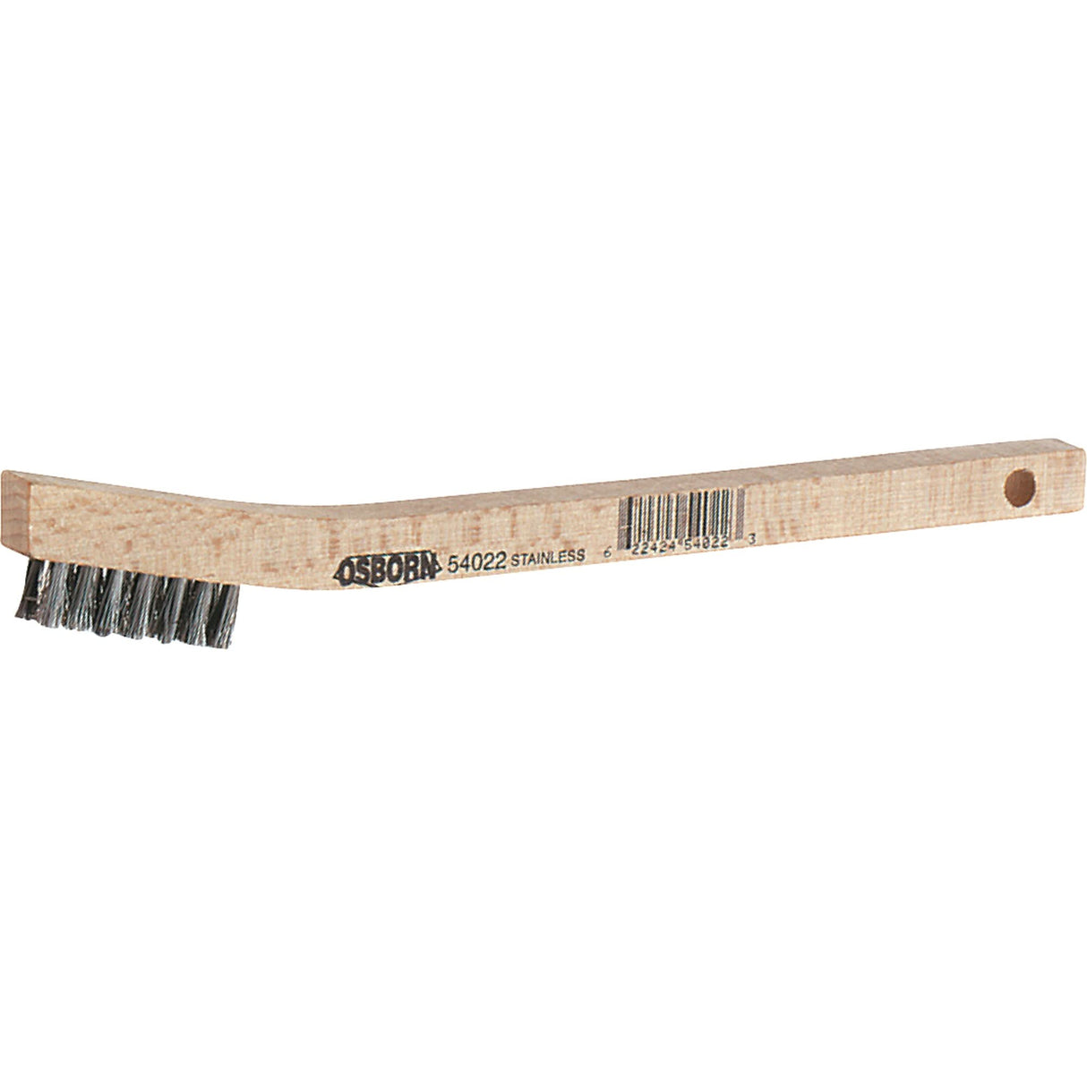Small Cleaning Scratch Brushes, Brass, 3 x 7 Wire Rows, 7-3/4" Long