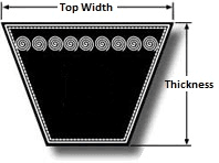 C47 V-Belt | Industrial C-Section Belt