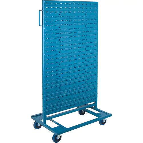 Mobile Bin Racks - Double Sided, 0 Bins, 36" W x 24" D x 67-1/2" H