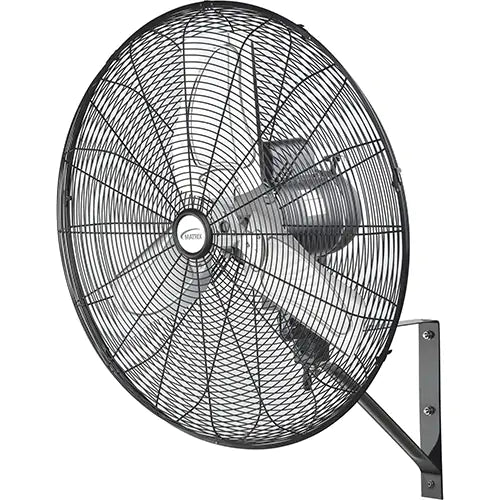 Oscillating Wall Fan, Industrial, 24" Dia., 2 Speeds