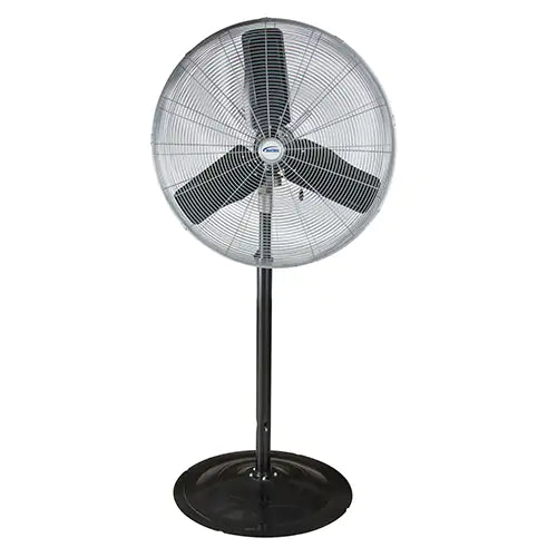 Outdoor Oscillating Pedestal Fan, Heavy-Duty, 3 Speed, 30" Diameter