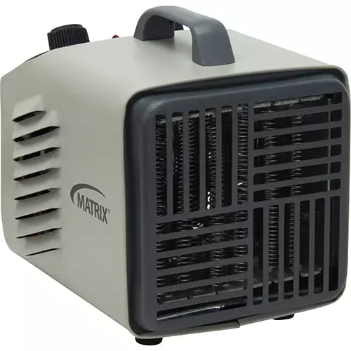 Personal Metal Shop Heater with Thermostat, Fan, Electric