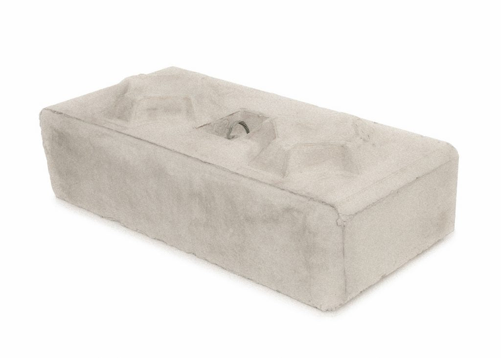 Concrete Block Half Heigh Key Block