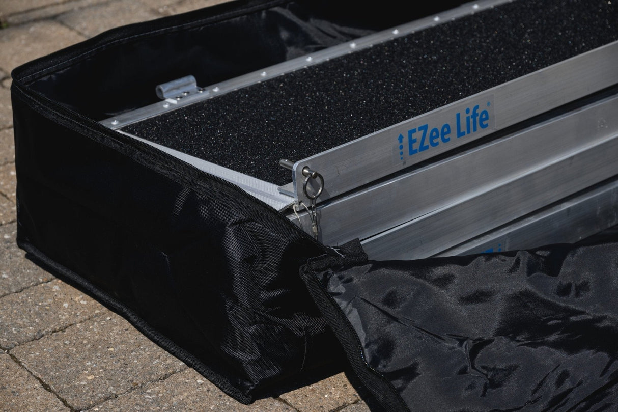 EZee Life EZ12RGT 12 ft Multifold Wheelchair Ramp with Grip Tape | 600 lb Canada