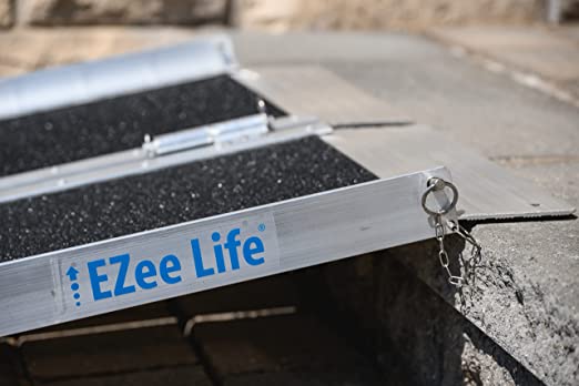EZee Life EZ12RGT 12 ft Multifold Wheelchair Ramp with Grip Tape | 600 lb Canada