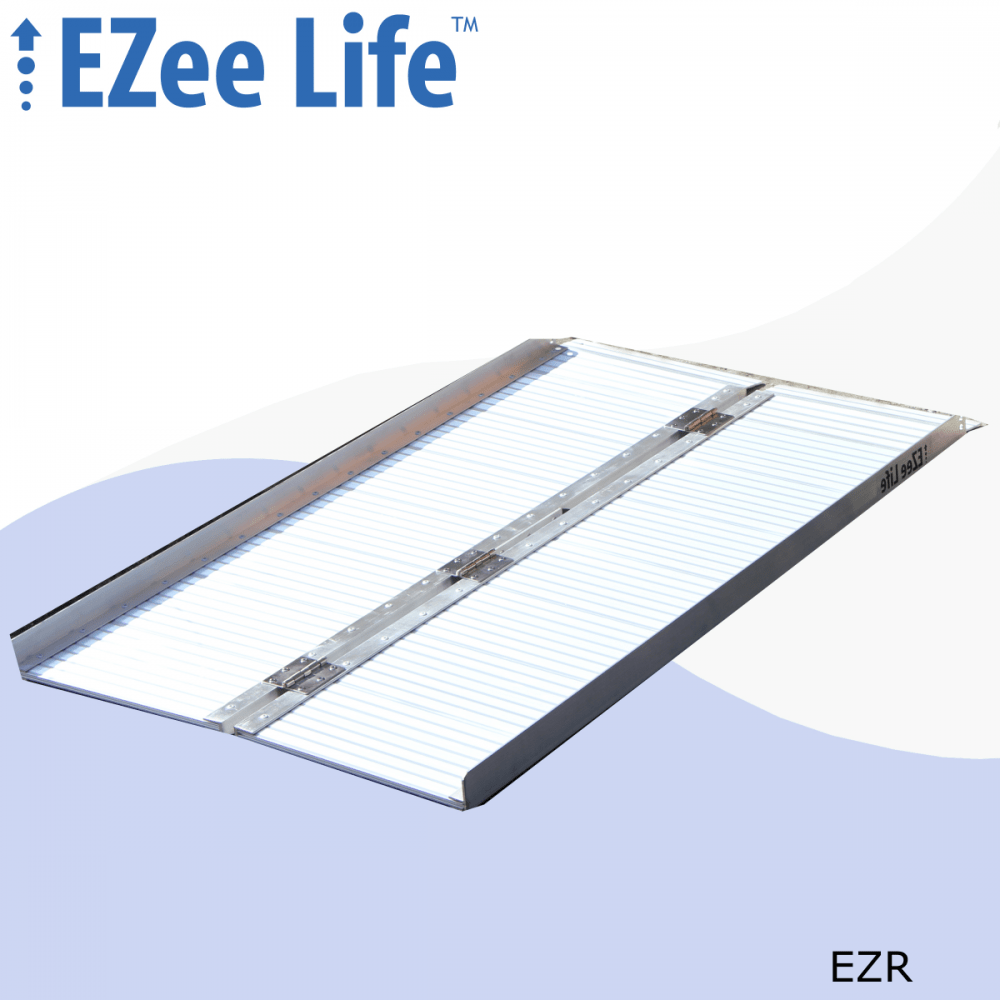 EZee Life 3 ft Single Fold Portable Wheelchair Ramp | Grip Tape Canada