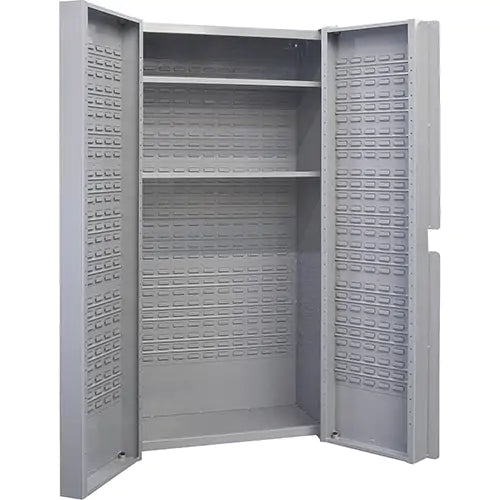 Deep Door Combination Cabinet, 38" W x 24" D x 72" H, Grey