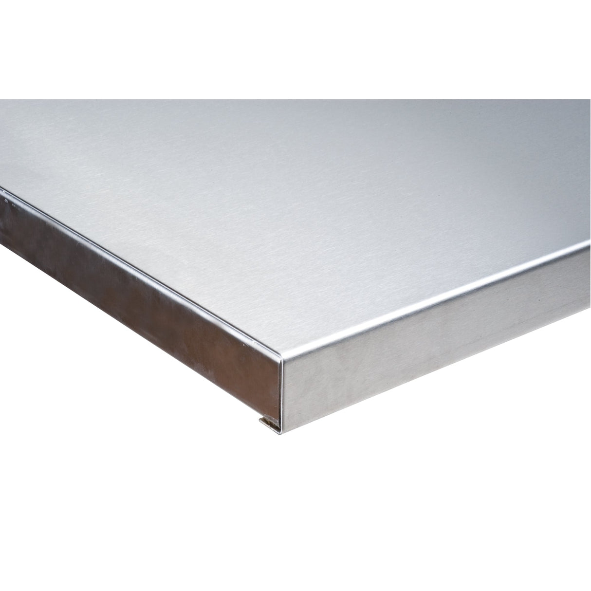 304 Stainless Steel Wood-Filled Workbench Tops, 30" D x 96" W, 1-3/4" Thick