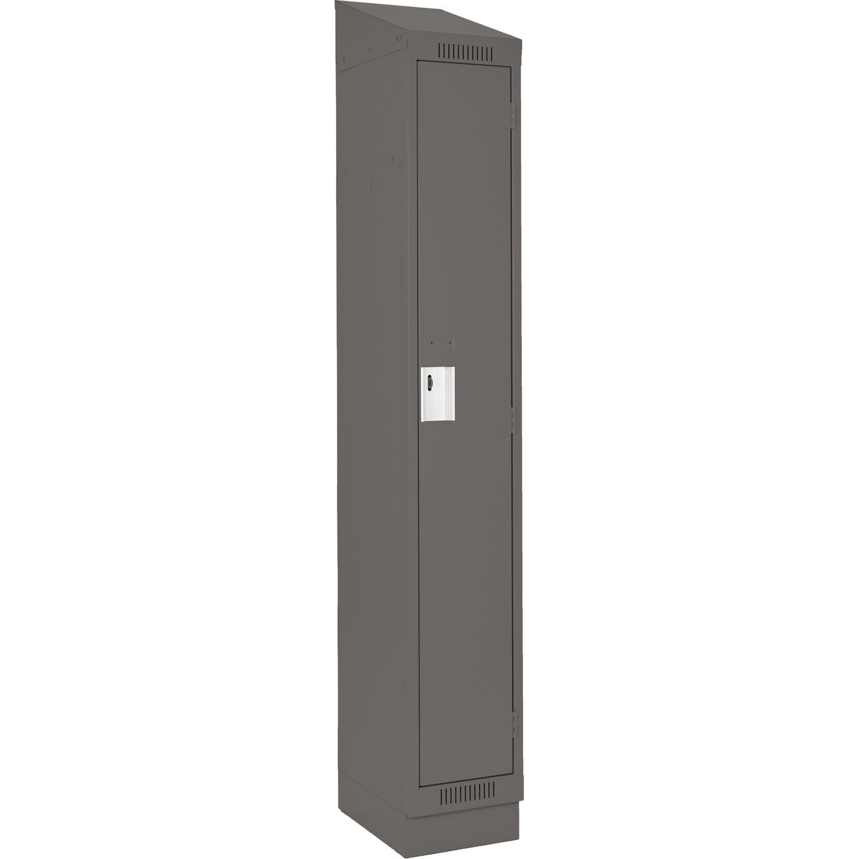Clean Line™ Lockers, 15" x 18" x 82", Steel, Charcoal, Rivet (Assembled)