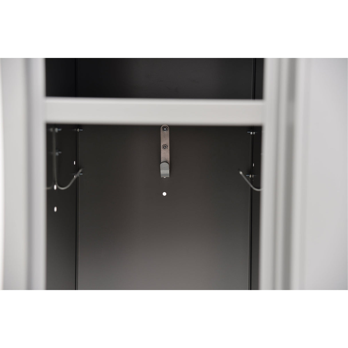 Lockers, 2 -tier, 12" x 18" x 72", Steel, Grey, Rivet (Assembled)