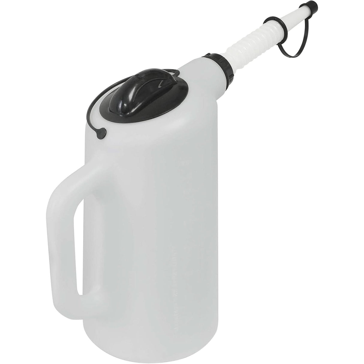 Oil Dispenser with Lid & Cap, Plastic, 8 qt Capacity