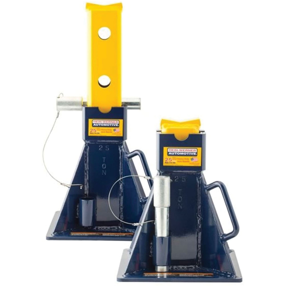 Vehicle Support Stands, Locking Pin, 25 tons Capacity