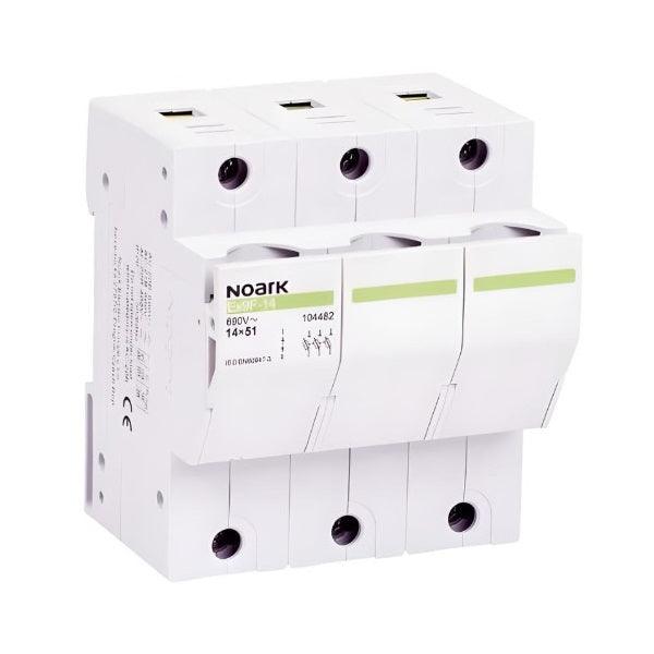 Fuse Holder 3P 30A Midget Fuse W/o Indication Light | F30M3