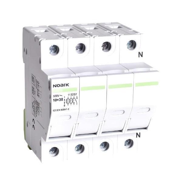 Fuse Holder 4P 30A Class CC Fuse W/o Indication Light | F30CC4