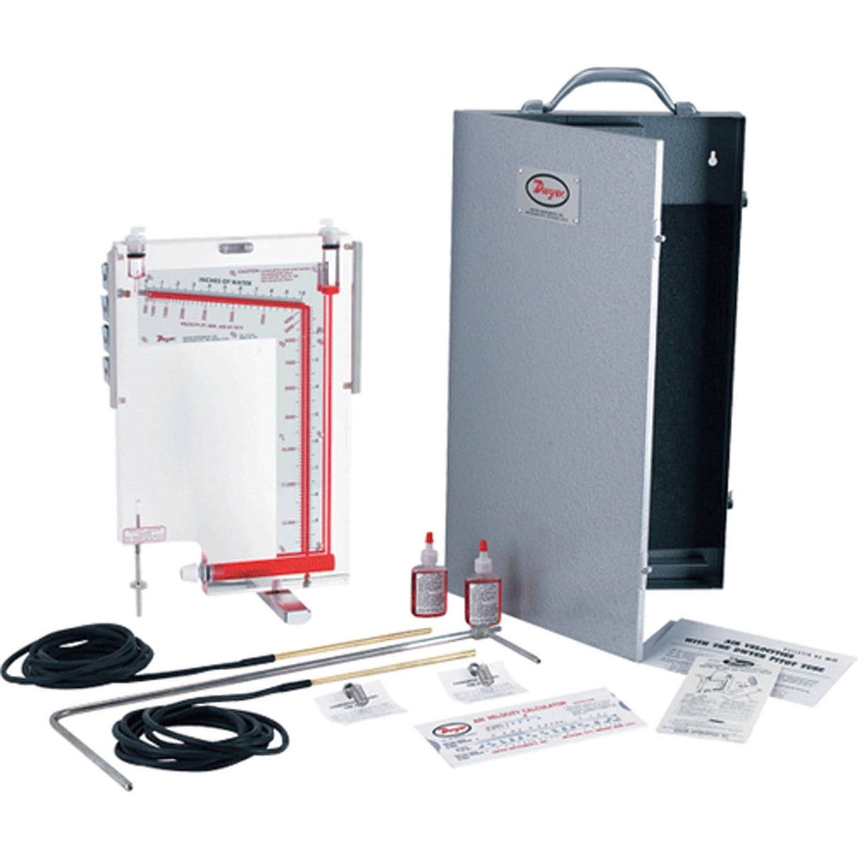 Inclined/Vertical Manometer, Analogue, 0 - 10 in. w.c.