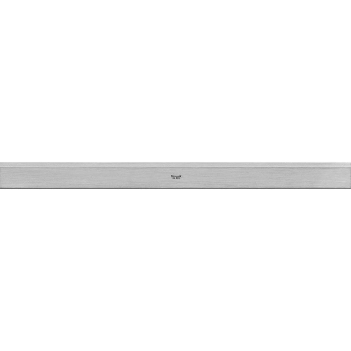 385 Series Steel Straight Edge with Bevel, 18" L, 1-13/32" W, 11/64" Thickness