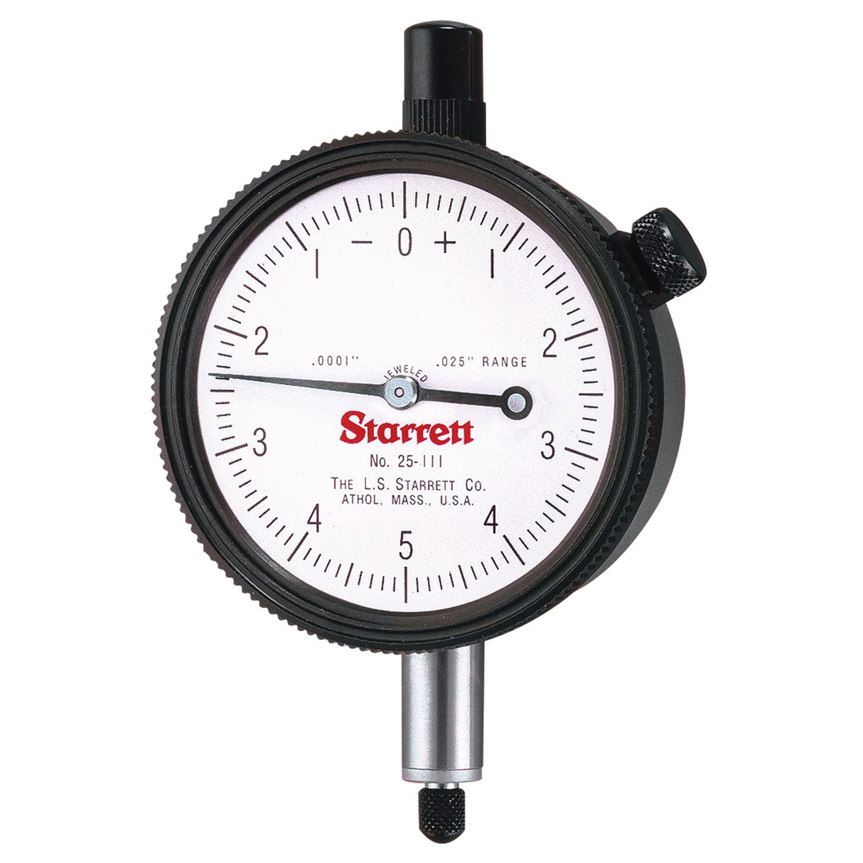 Dial Indicators - No. 25 Series - AGD Group 2, 0" - 0.075" Range