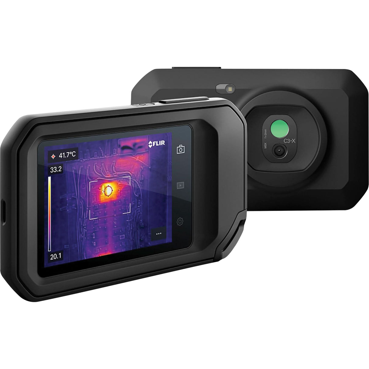 C3-X Compact Thermal Imaging Camera with Wi-Fi, 128 x 96 pixels, -10° - 50°C (14° - 122°F), 70 mK
