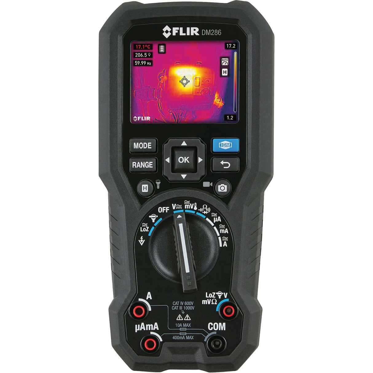 DM286 Industrial Imaging Multimeter, AC/DC Voltage, AC/DC Current