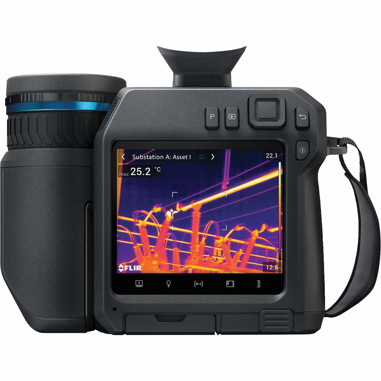 T865 High-Performance Handheld Infrared Camera with 6°, 14° & 24° Lens, 640 x 480 pixels, 0° - 2000°C (32° - 3632°F), 40 mk/50 mK