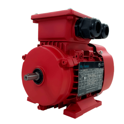 Max Motion IJA132M-4-46 | IEC Motor 10HP, 1800RPM, 208-230/460V, Frame 132M, TEFC