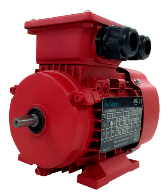 Max Motion IJA132M1-4-46 | IEC Motor 12.4HP, 1800RPM, 208-230/460V, Frame 132M, TEFC