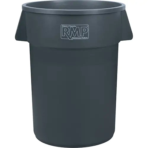 Garbage Bin, Polyethylene, 44 US gal.