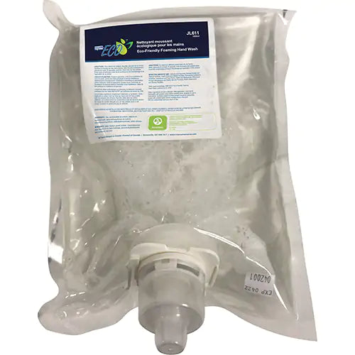 Eco-Friendly Hand Soap, Foam, 1 L, Unscented