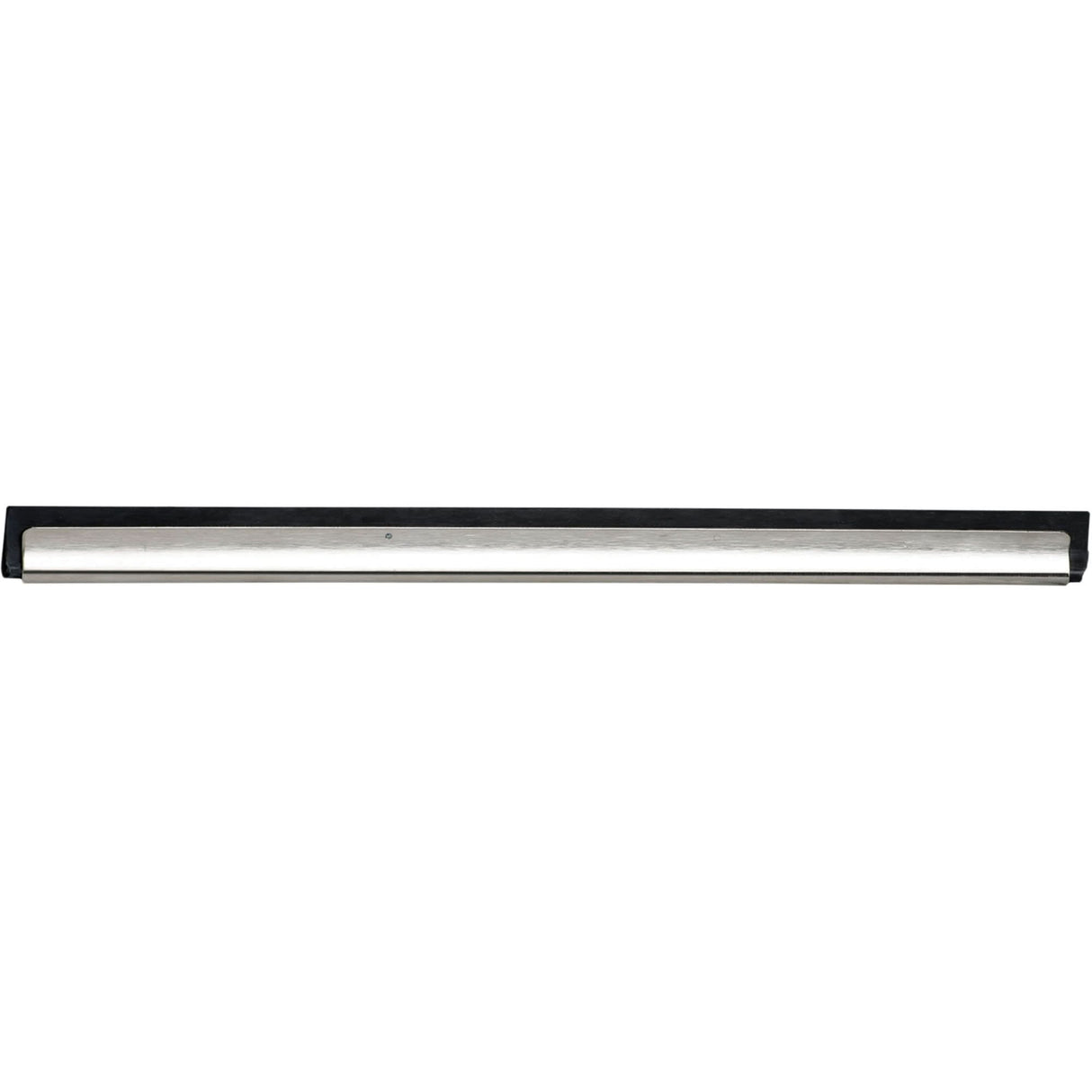 Window Squeegee Channel and Rubber, 12", Rubber, Stainless Steel Frame