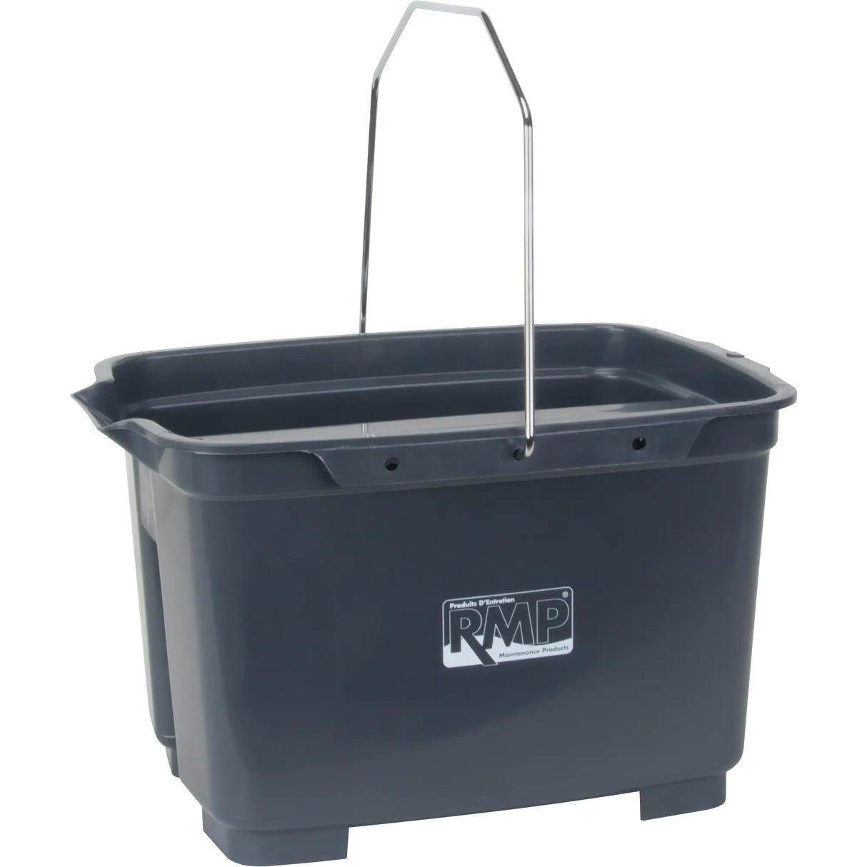 Dual Compartment Bucket, 4.75 US Gal. (19 qt.) Capacity, Grey