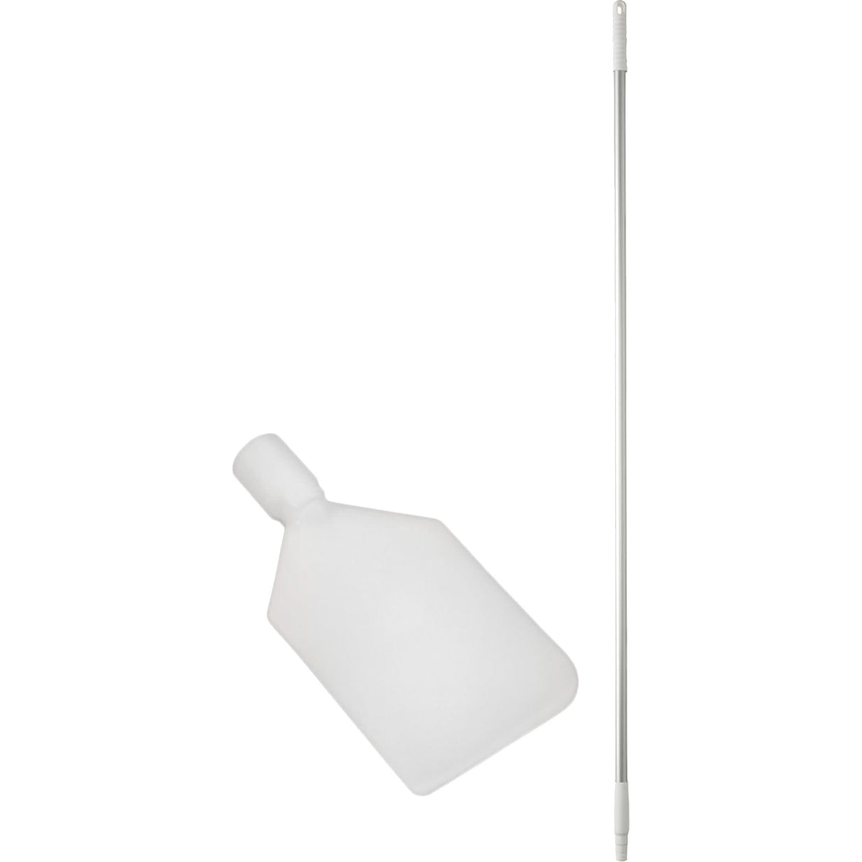 Paddle Scraper with Handle, White, 4-1/3" W x 59" L