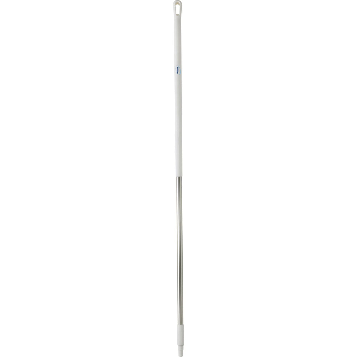Handle, Broom/Brush/Pad Holder/Scraper/Squeegee, White, Ergonomic, 59" L