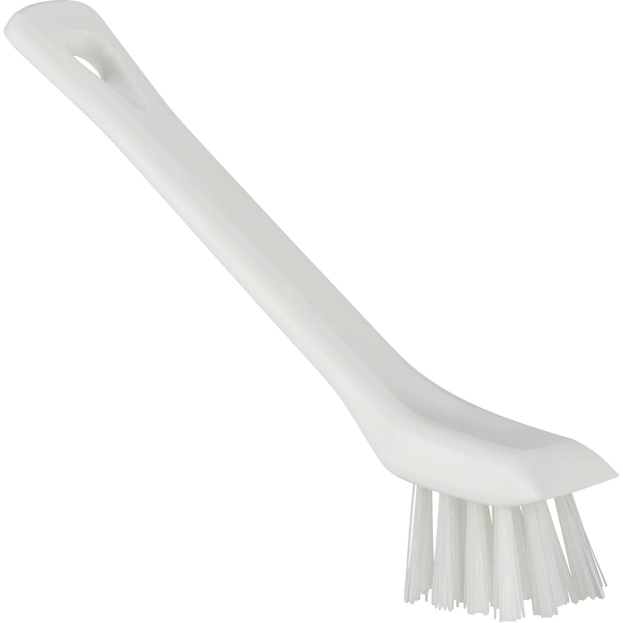 Brush with Scraping Edge, Stiff Bristles, 6" Long, White