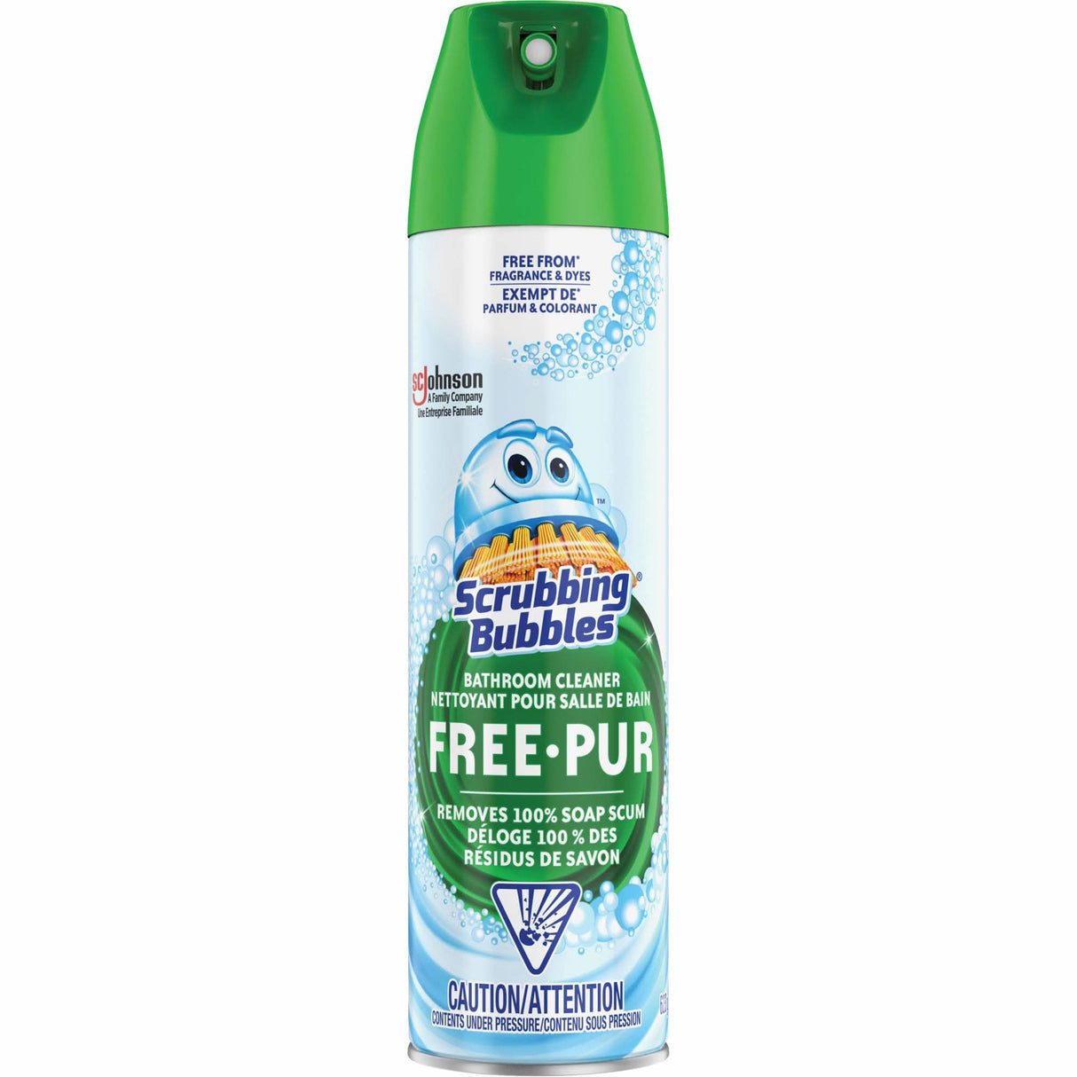 Scrubbing Bubbles® Bathroom Cleaner Free Aerosol, 623 g, Aerosol Can
