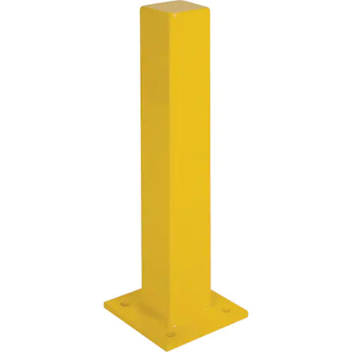 Heavy-Duty Bollards, Steel, 36" H x 4" W, Yellow