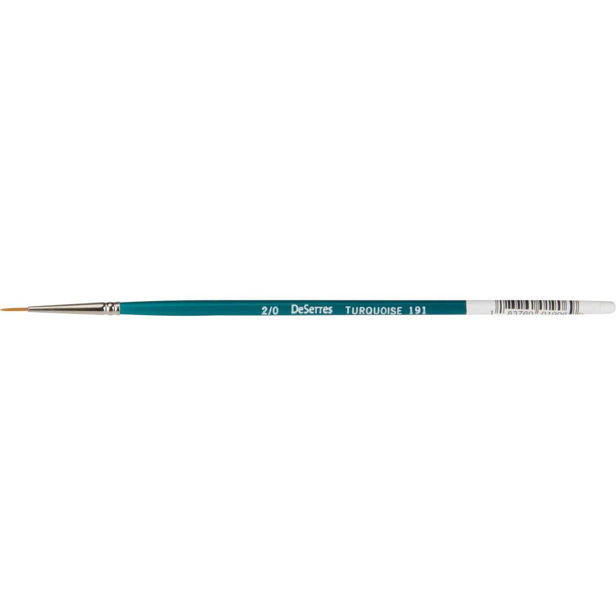 Round Artist Brush, Synthetic, Wood Handle, 2x0 Width