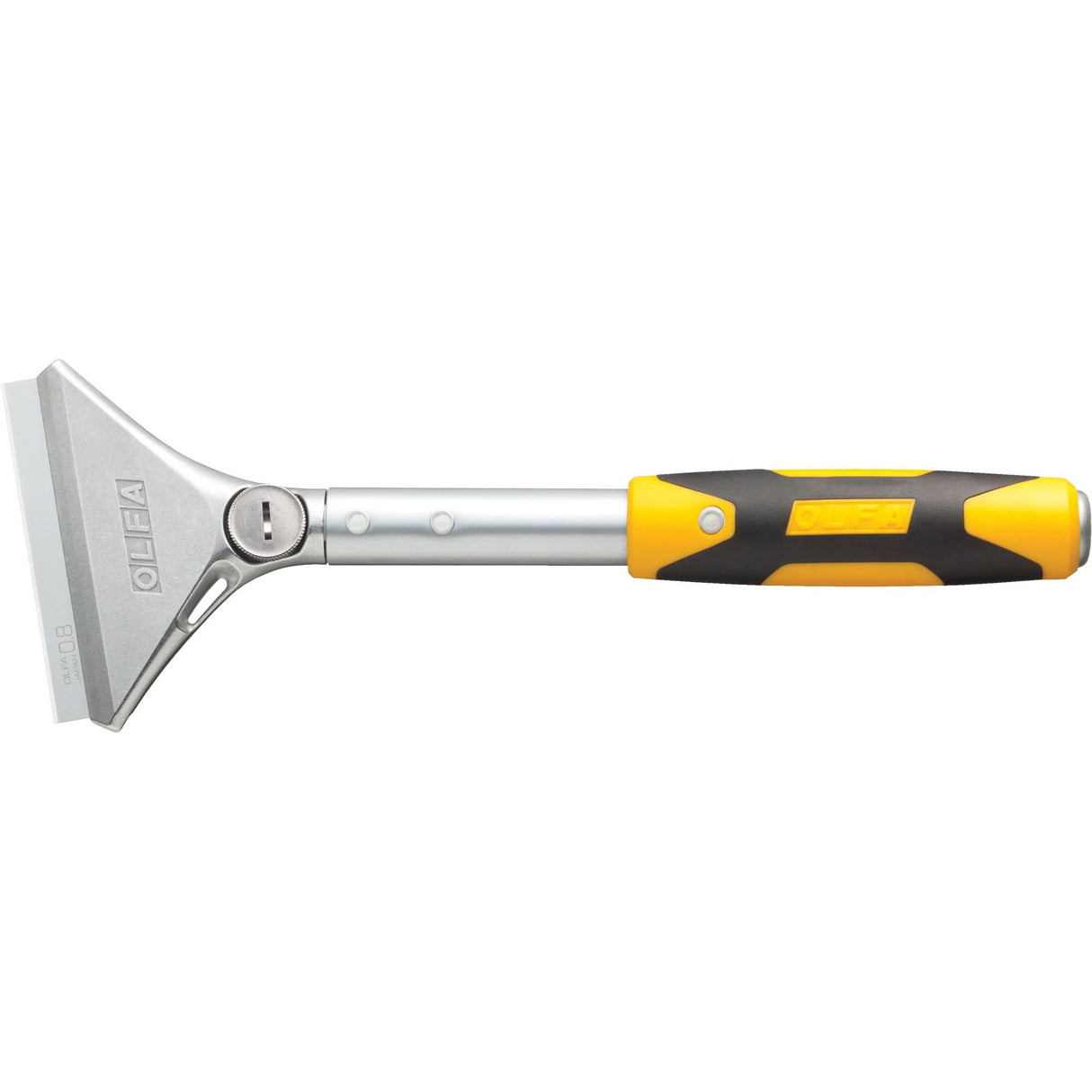 OLFA® XSR-300 Extra-Heavy-Duty Scraper, Steel Blade, 4" Wide, Metal Handle