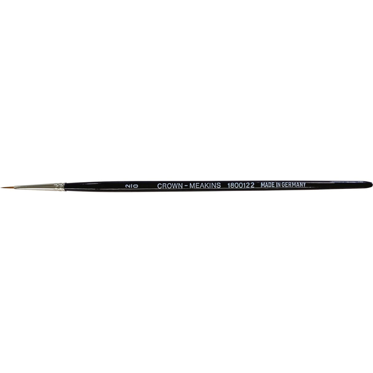 Round Artist Brush, #2/0 Brush Width, Synthetic, Wood Handle