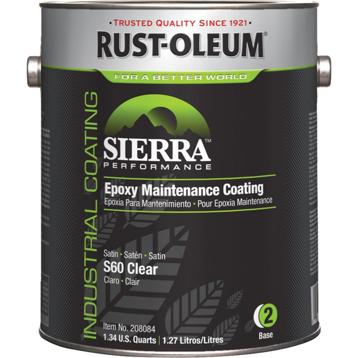 Sierra™ S60 Water-Based Epoxy Maintenance Coating Part 2 Base, Gallon, Clear