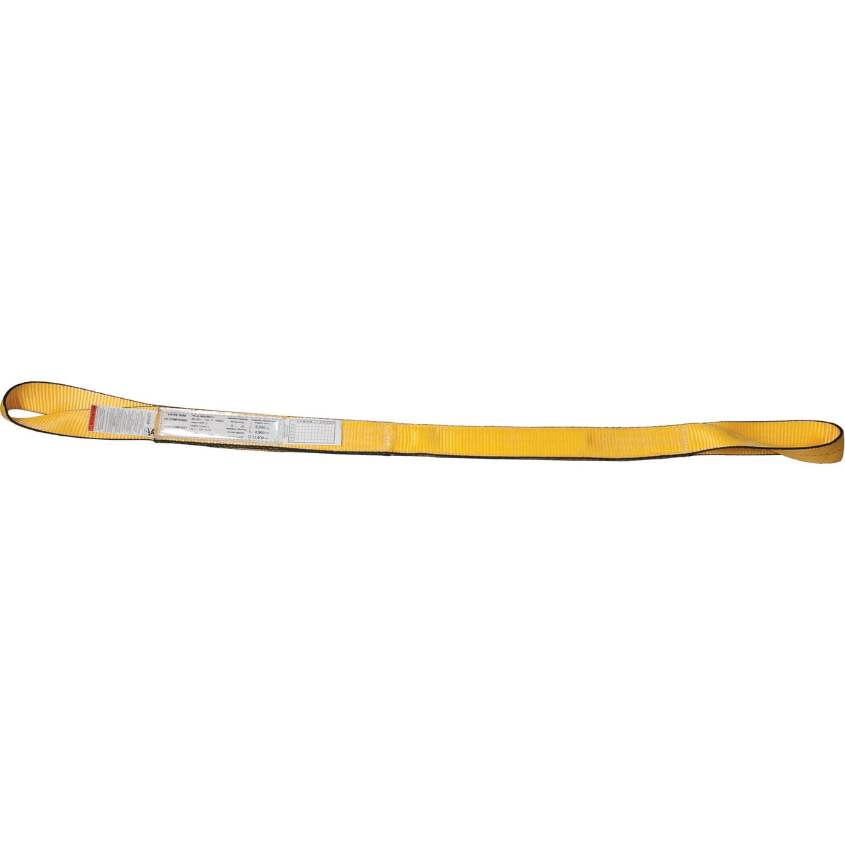Polyester Slings, Single Ply, Twisted Eye, Type 4, 3" W x 8' L, 4700 lbs. Vertical Cap.