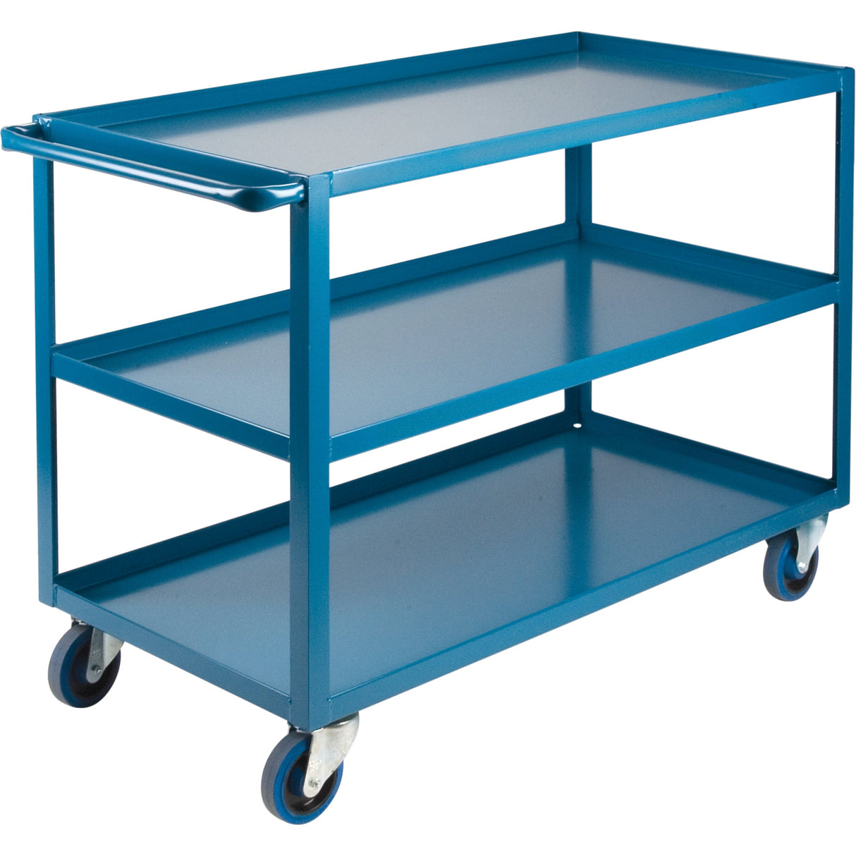 Heavy-Duty Shelf Cart, 3 Tiers, 24" W x 36" H x 51" D, 1200 lbs. Capacity