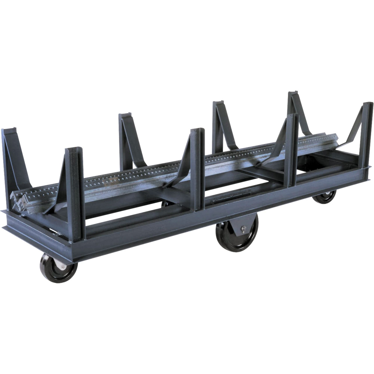 Chariot porte-barres, 96" L x 28" l x 29" H, capacité 10000 lb, roues phénoliques