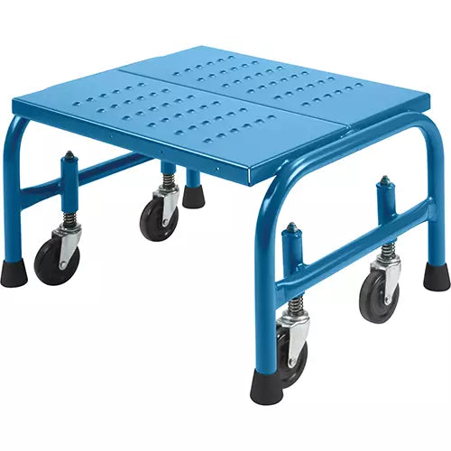 Rolling Step Stand 20 X 16 X 12, 1 Steps, 18" Step Width, 12" Platform Height, Steel